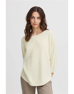 Вязаный свитер, белый Fransa