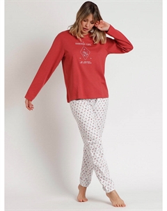 Пижама, цвет rot/weiß Admas