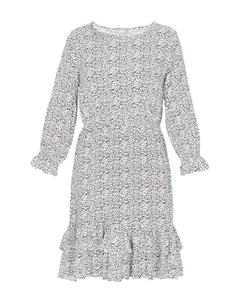 Платье до колена, цвет white black Usha