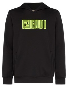 Fendi худи с логотипом m черный Fendi