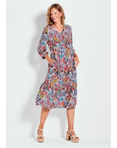 Платье до колена, цвет bunt/gemustert Goldner