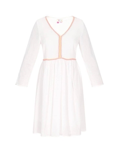 Платье до колена, кремовый Izia