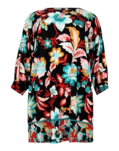 Туника, цвет Mixed colors/Black Yoek