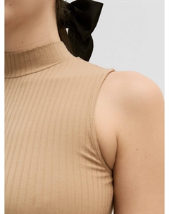 Топ Kaori, коричневый Edited