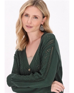 Вязаный кардиган, зеленый Usha