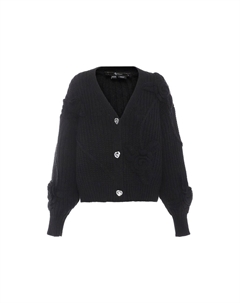 Вязаный кардиган, черный Faina