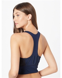 Спортивный бюстгальтер средней поддержки SPORTSWEAR Marimekko Medium-Support, цвет Navy/Royal blue Adidas