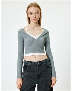 Рубашка, серый Koton