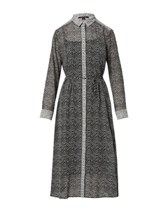 Платье-рубашка, черный Comma,