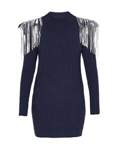 Вязаное платье, морской синий Faina