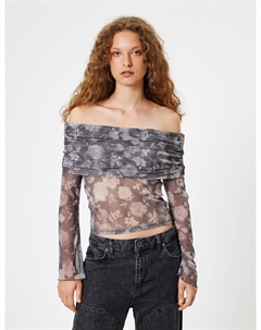 Рубашка, темно-серый Koton