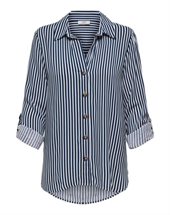 Блузка LAUREL, темно-синий Jdy