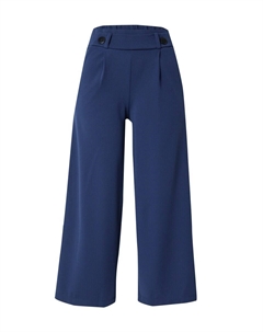 Широкие брюки со складкой спереди Geggo, темно-синий Jdy