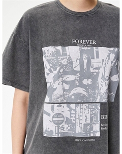 Рубашка, цвет Anthracite/Light grey Koton