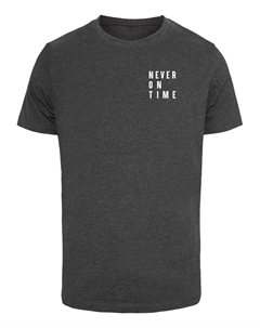 Рубашка Never On Time, цвет Graphite Merchcode