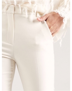 Обычные брюки в складку RANA, экрю Weekend max mara