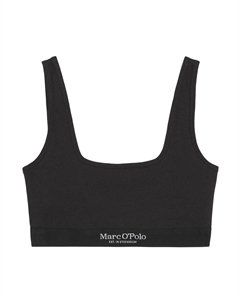 Бюстгальтер без косточек  Iconic Rib, черный Marc o'polo