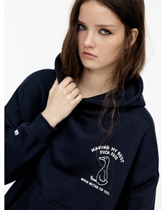 Толстовка DUCK, темно-синий Pull & bear