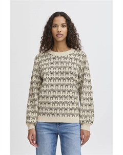 Вязаный свитер, натуральный Ichi