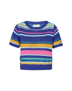 Свитер, цвет blue multicolor Izia