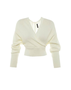 Пуловер, белый Trendyol