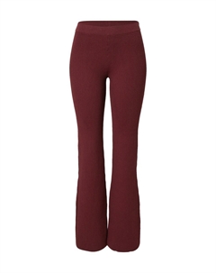 Расклешенные брюки Orina, цвет Dark red Weekday