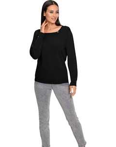 Пуловер, черный Heine