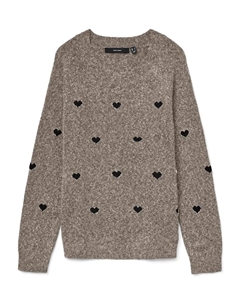 Пуловер, цвет pullover 'vmdoffy intarsia' braun Vero moda