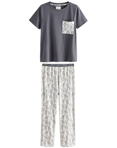 Пижама, темно-серый Next