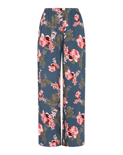 Тканевые брюки, цвет dark green multicolor Usha