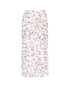 Юбка до колена, цвет white multicolor Mymo