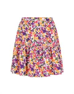 Мини-юбка, цвет violet multicolor Mymo