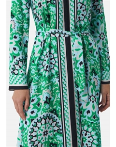 Платье, цвет grün-mehrfarbig Comma,