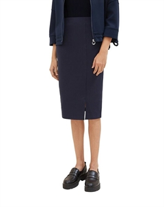 Юбка до колена, темно-синий Tom tailor