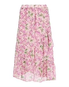 Юбка до колена, цвет light violet multicolor Faina