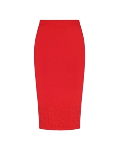 Юбка до колена, красный Faina