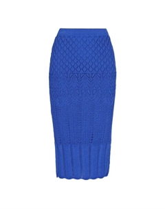 Юбка до колена, синий Faina