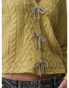 Вязаный кардиган Knit Cardigan, цвет mustard Next