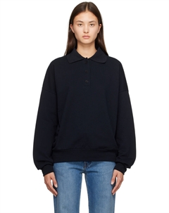 Темно-синяя футболка-поло Corzas Dark The row