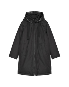 Пуховик Daunenparka mit Kapuze regular, черный Marc o'polo