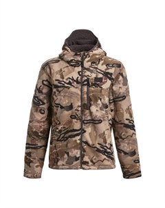 Куртка whitetail rut windproof jacket 'tan black', бежевый Under armour