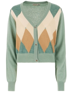 Кашемировый кардиган, зеленый Ballantyne