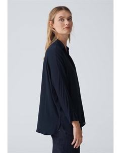 Блузка на пуговицах FLAVENA, синий Opus