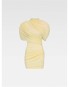 Драпированное мини-платье The Castagna dress, цвет Pale Yellow 2 Jacquemus