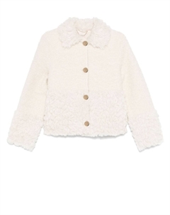 Дубленка из искусственной овчины, белый Liu jo