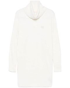 Трикотажное мини-платье, белый Liu jo