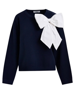 Свитер с бантом, синий Essentiel antwerp