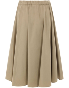 Расклешенная юбка, нейтральный цвет Aspesi