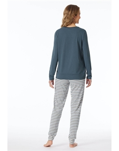 Пижамный комплект SET, синий Schiesser