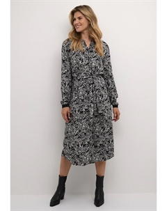 Платье-рубашка, черный Kaffe